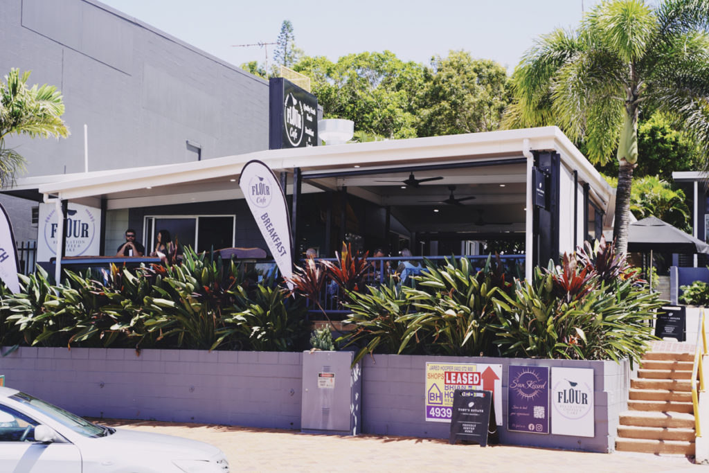 Front view of Flour Cafe.